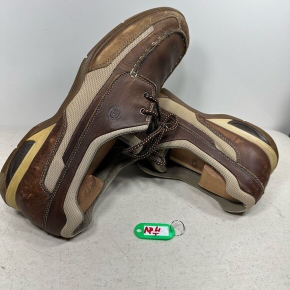 Dunham Men's Cognac Brown Tan Boat Shoes MCN410BA Mens size 12D - Picture 1 of 8